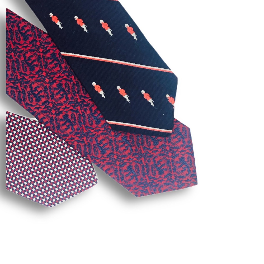 A trio of hand selected neckties